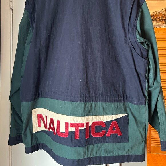 Men's Nautica Blue/Green Jacket - Picture 6 of 8